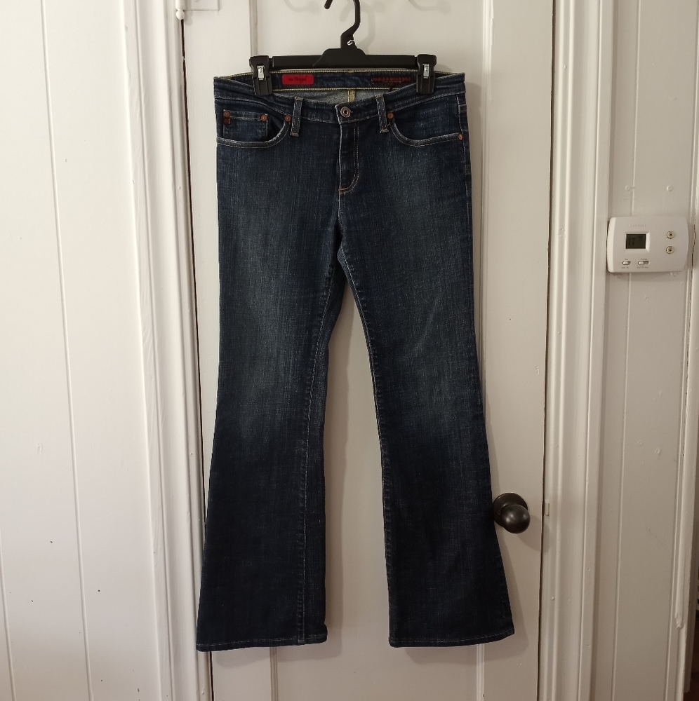 AG Adriano Goldschmied Dark Blue Boot Cut Jeans